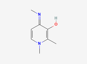 Two-dimensional chemical structure of Deferiprone EP Impurity C, CAS 2734417-02-6