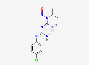 Two-dimensional chemical structure of N-Nitroso Proguanil Impurity 2