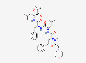 Two-dimensional chemical structure of (R,S)-Epoxy Leucine Carfilzomib, CAS 2049025-67-2