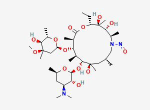 Two-dimensional chemical structure of N-Nitroso Azithromycin