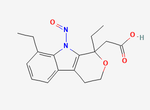 Two-dimensional chemical structure of N-Nitroso-Etodolac