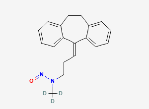 Two-dimensional chemical structure of N-Nitrosonortriptyline-d3