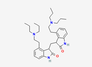 Two-dimensional chemical structure of Ropinirole Methylene Dimer, CAS 1800102-50-4
