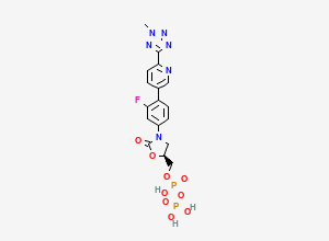 Two-dimensional chemical structure of Tedizolidted Impurity T