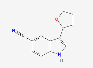 Two-dimensional chemical structure of Vilazodone Impurity VIII, CAS 2514696-28-5