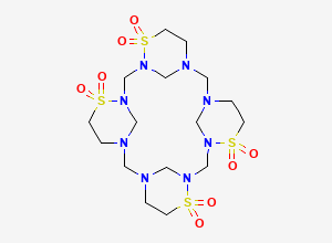 Two-dimensional chemical structure of Taurolidine Impurity 2, CAS 19388-88-6