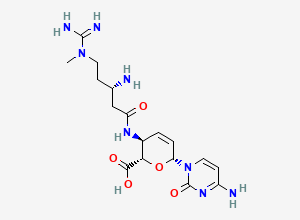 Two-dimensional chemical structure of Blasticidin S