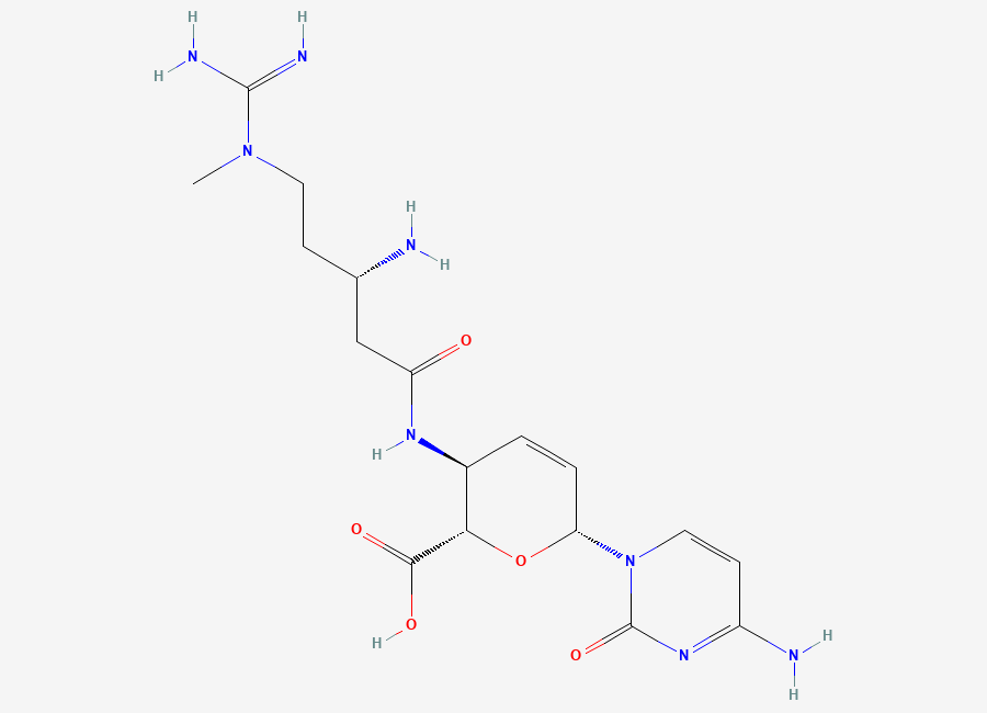 Two-dimensional chemical structure of Blasticidin S