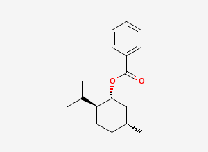 Two-dimensional chemical structure of Cyclohexanol, 5-methyl-2-(1-methylethyl)-, 1-benzoate, (1R,2S,5R)-rel-
