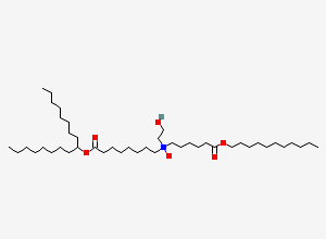 Two-dimensional chemical structure of SM-102 N-oxide