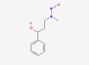 Two-dimensional chemical structure of N-Nitroso Fluoxetine EP Impurity A, CAS 2659259-65-9