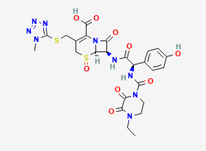 Two-dimensional chemical structure of Cefoperazone Impurity 4