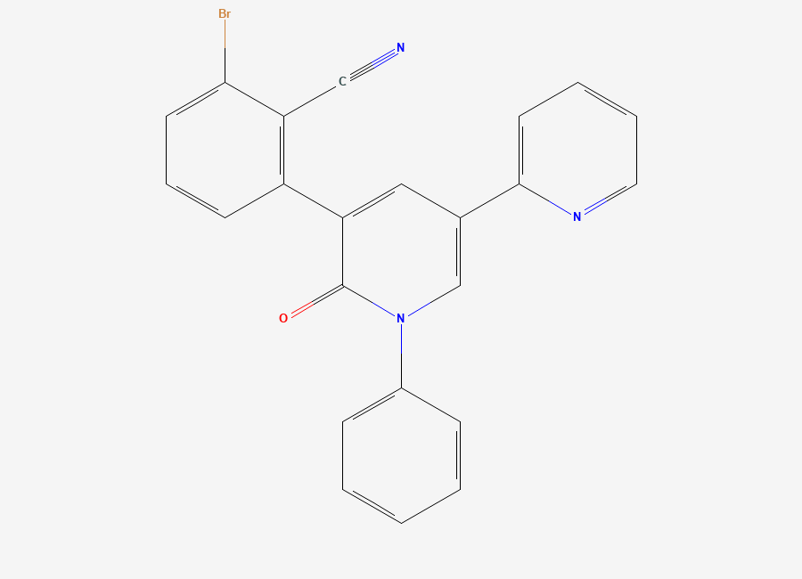 Two-dimensional chemical structure of Perampanel Impurity D