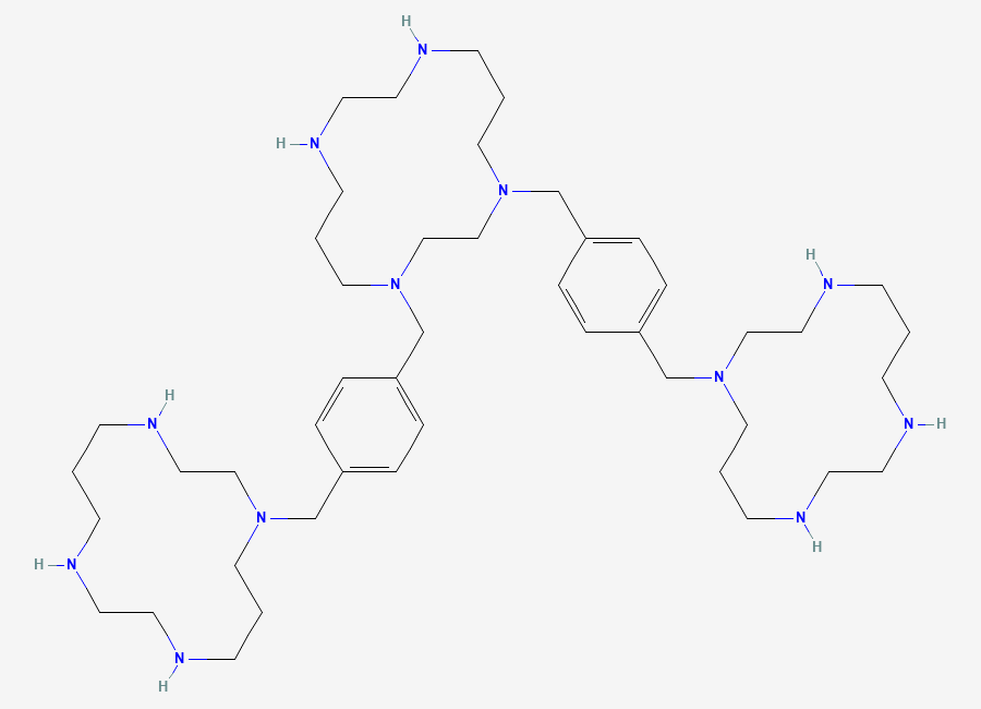 Two-dimensional chemical structure of Plerixafor Impurity H