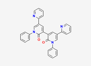 Two-dimensional chemical structure of Perampanel KSM -1 Dimer Impurity