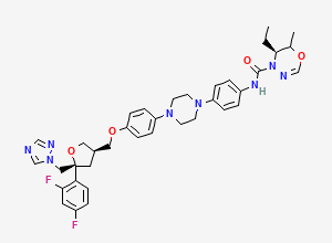 Two-dimensional chemical structure of Posaconazole Impurity 88