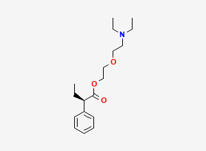 Two-dimensional chemical structure of Oxeladin EP Impurity D / Butamirate, CAS 18109-80-3