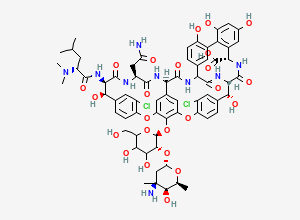 Two-dimensional chemical structure of (RS6) N-methylvancomycin B, CAS 99759-13-4