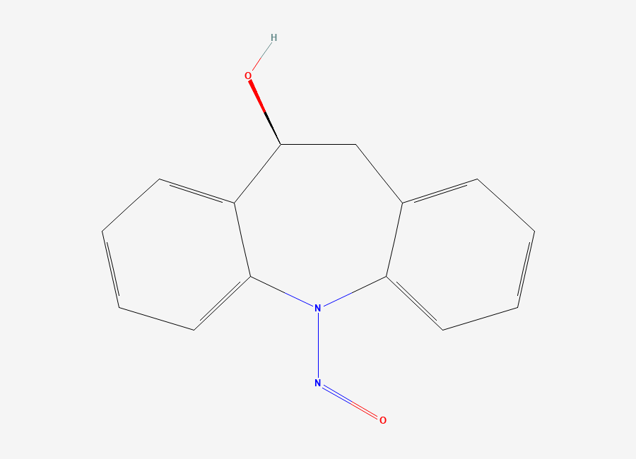 Two-dimensional chemical structure of Dessacetyl N-Nitroso Eslicarbazepine