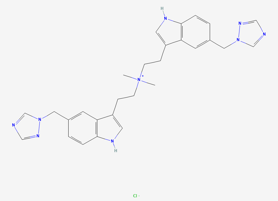 Two-dimensional chemical structure of Rizatriptan EP Impurity B