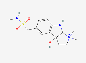 Two-dimensional chemical structure of Sumatriptan BP Impurity 1 (Free Base)