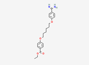 Two-dimensional chemical structure of Hexamidine EP Impurity D, CAS 2514722-87-1