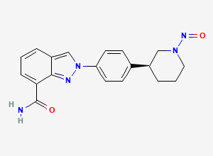 Two-dimensional chemical structure of N-Nitroso Niraparib