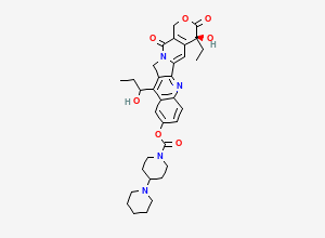Two-dimensional chemical structure of Irinotecan EP Impurity K, CAS 2508174-07-8