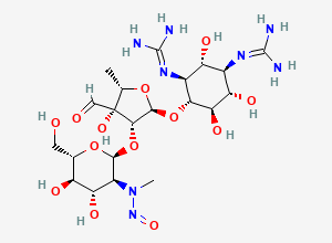 Two-dimensional chemical structure of N-Nitroso Streptomycin sulfate