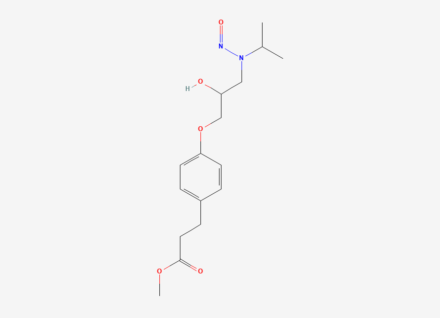 Two-dimensional chemical structure of N-Nitroso Esmolol