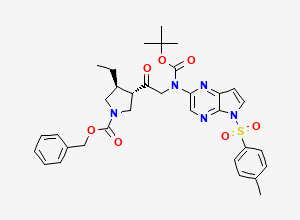 Two-dimensional chemical structure of Upadacitinib Impurity 8