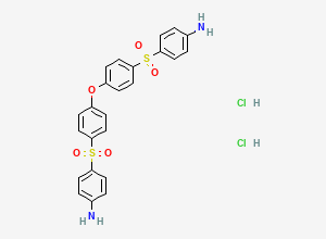 Two-dimensional chemical structure of Dapsone Dimer Ether (2 HCl)