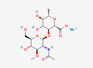 Two-dimensional chemical structure of Sodium Hyaluronate, CAS 9067-32-7