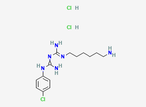 Two-dimensional chemical structure of Chlorhexidine Digluconate EP Impurity G (2HCl Salt), CAS 165678-61-5