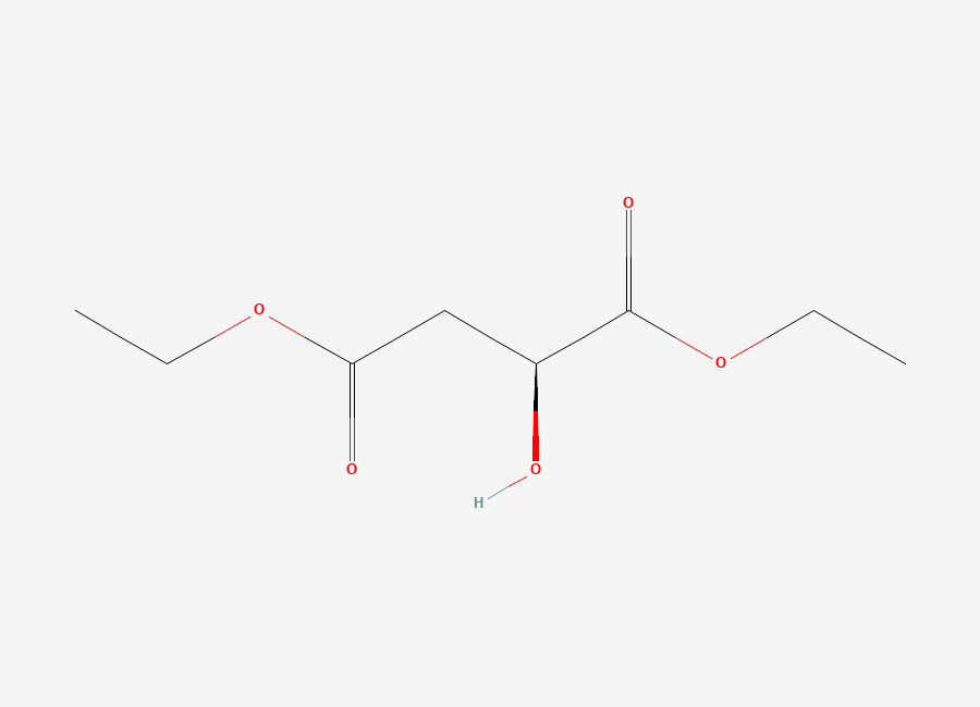 Two-dimensional chemical structure of Diethyl L-malate