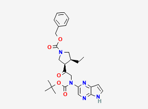 Two-dimensional chemical structure of Upadacitinib Impurity 13