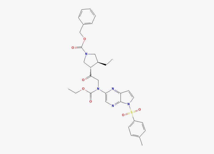 Two-dimensional chemical structure of Upadacitinib Impurity 48