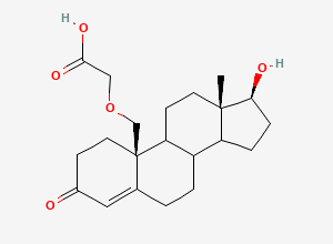 Two-dimensional chemical structure of Testosterone Impurity 25