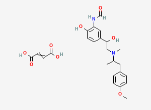 Two-dimensional chemical structure of Formoterol Fumarate EP Impurity D /Formoterol Fumarate Related Compound D(SALT), CAS 1795133-97-9