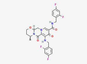 Two-dimensional chemical structure of Dolutegravir Impurity 10