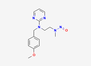 Two-dimensional chemical structure of N-Nitroso Desmethyl Thonzylamine