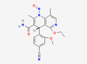 Two-dimensional chemical structure of N-Nitroso Finerenone