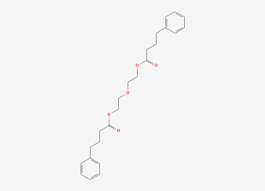 Two-dimensional chemical structure of Oxybis(ethane-2,1-diyl) bis(4-phenylbutanoate)