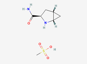 Two-dimensional chemical structure of Saxagliptin SRS Isomer, CAS 1564266-74-5