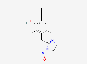Two-dimensional chemical structure of N-Nitroso Oxymetazoline