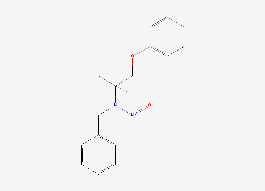 Two-dimensional chemical structure of N-Nitroso Dibenzyran Impurity B