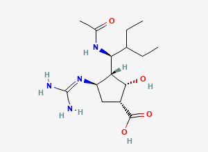 Two-dimensional chemical structure of Peramivir Impurity 14