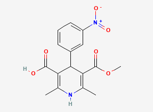 Two-dimensional chemical structure of Nicardipine Related Compound A, CAS 74936-72-4