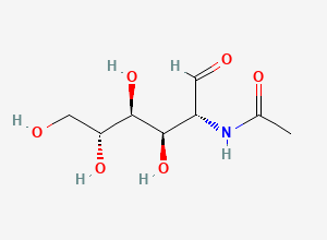 Two-dimensional chemical structure of Acetylglucosamine