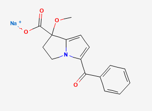 Two-dimensional chemical structure of Ketorolac EP Impurity D (Sodium Salt)